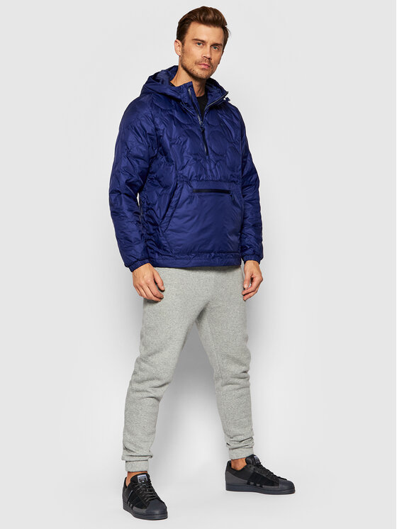 adidas adidas Geacă fără fermoar Quilted H13589 Bleumarin Regular Fit