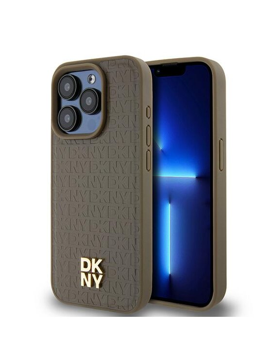 Etui na telefon DKNY, Brązowe, Apple iPhone 15 Pro Max