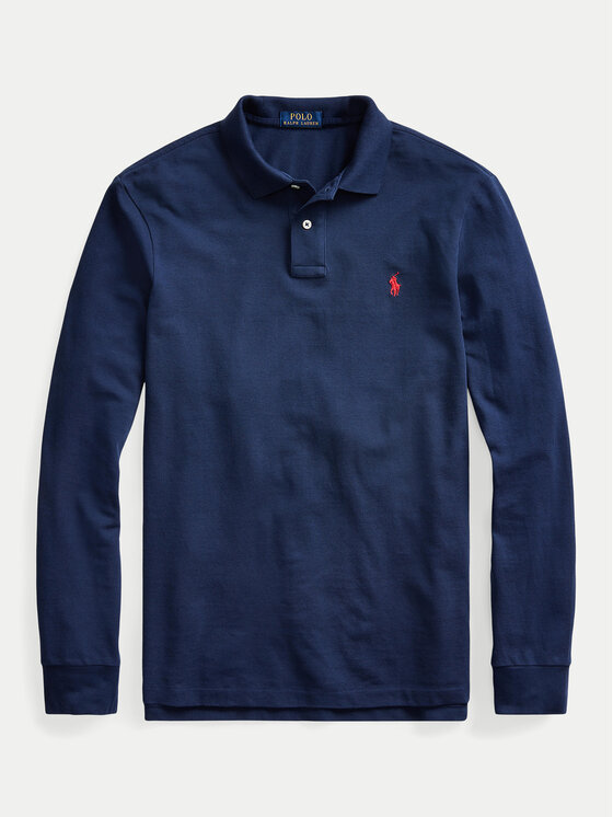 Polo Ralph Lauren Polo Ralph Lauren Pólóing 710680790046 Sötétkék Custom Slim Fit