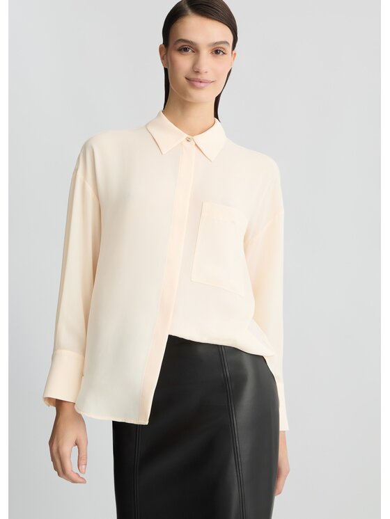 Liu Jo Liu Jo Blusa CA5201TS066X0659 Bianco Loose Fit