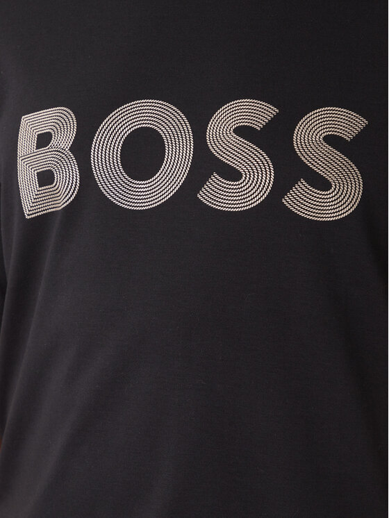 BOSS BOSS Tričko Logo Future 50543796 Čierna Regular Fit