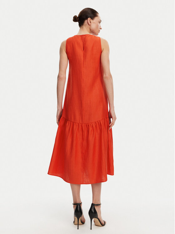 KAOS KAOS Vasarinė suknelė RP1MR066 Oranžinė Regular Fit