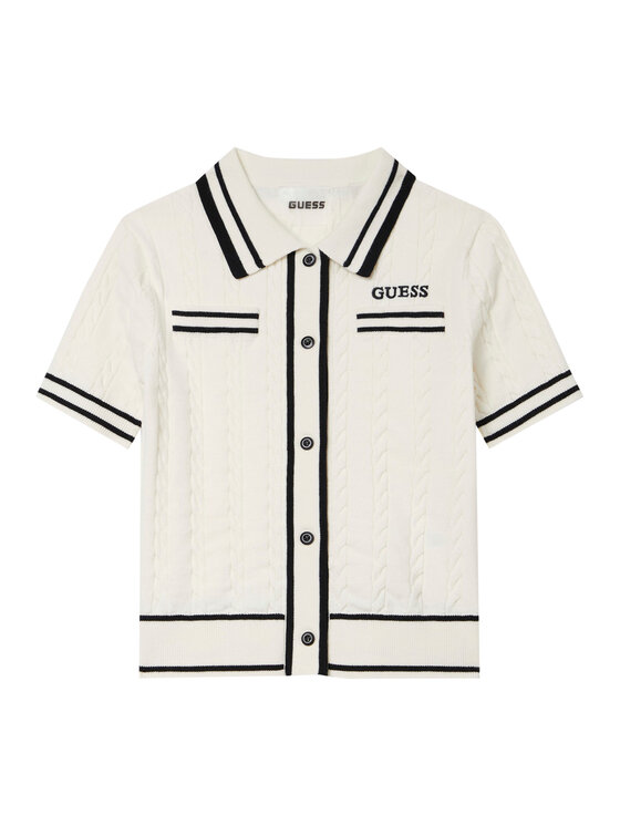 Guess Guess Svetr J6RR16 Z4652 Bílá Regular Fit