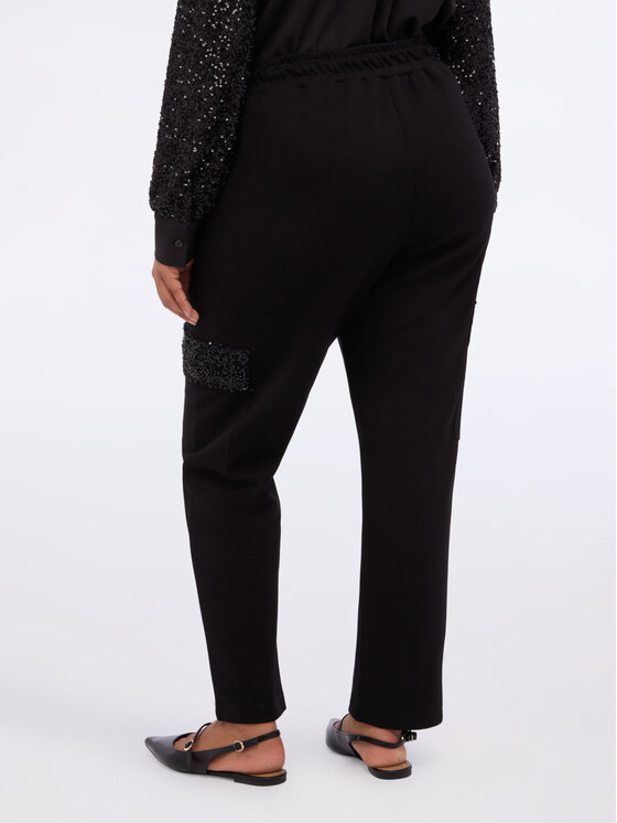 Fiorella Rubino Fiorella Rubino Pantaloni di tessuto P807L002318N033 Nero Regular Fit
