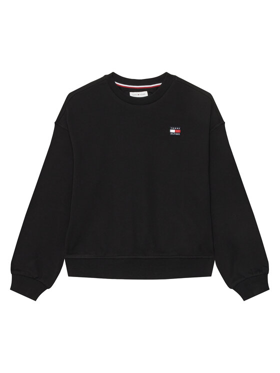 Tommy Hilfiger Tommy Hilfiger Súprava mikina a legíny Heritage KG0KG09604 Čierna Regular Fit