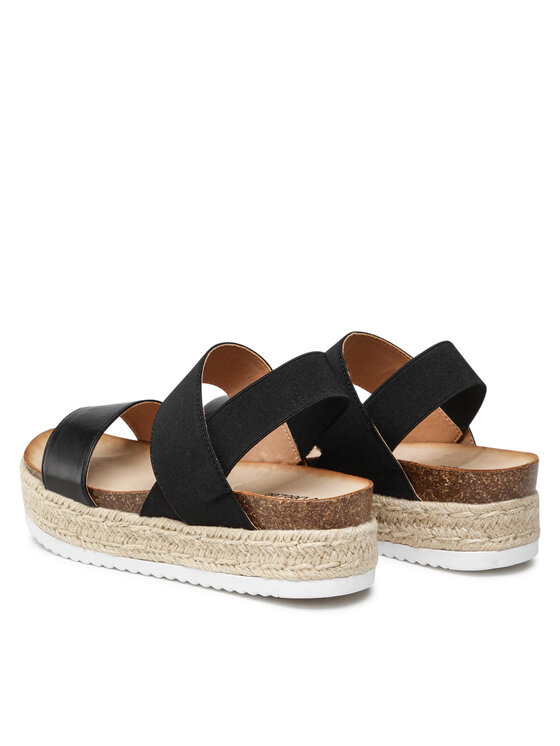 DeeZee DeeZee Espadrilles WS17059-09 Schwarz