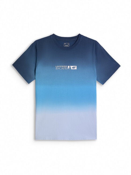 4F 4F T-Shirt LAKESIDE ESCAPE Granatowy Regular Fit