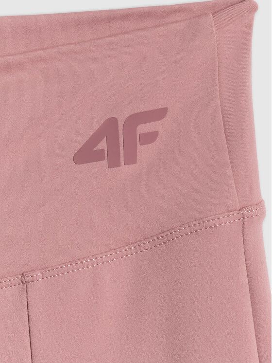 4F 4F Spodnie dresowe ATHLETIC ALLURE Różowy jasny Slim Fit