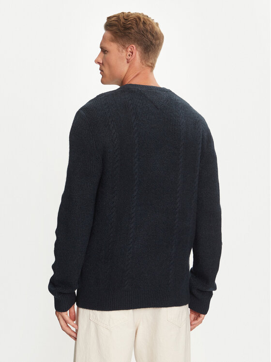 Tommy Jeans Tommy Jeans Džemper DM0DM19440 Tamnoplava Regular Fit