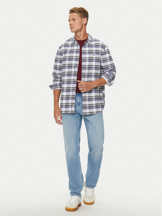 Tommy Jeans Tommy Jeans Koszula DM0DM19648 Beżowy Regular Fit