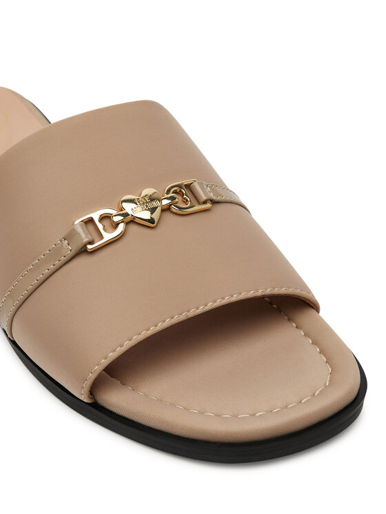 LOVE MOSCHINO LOVE MOSCHINO Klapki JA28082G1MIM0131 Beżowy