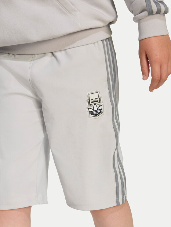 adidas adidas Szorty sportowe Minecraft JW7733 Szary Loose Fit