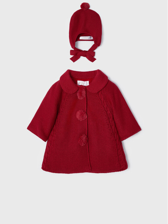 Cappotto di transizione 2497 Rosso Regular Fit