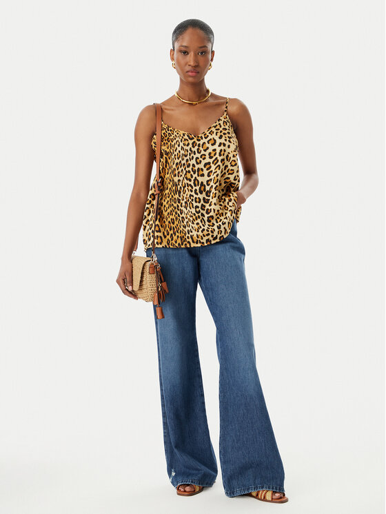 LOLA CASADEMUNT LOLA CASADEMUNT Top LS2615011 Smeđa Regular Fit