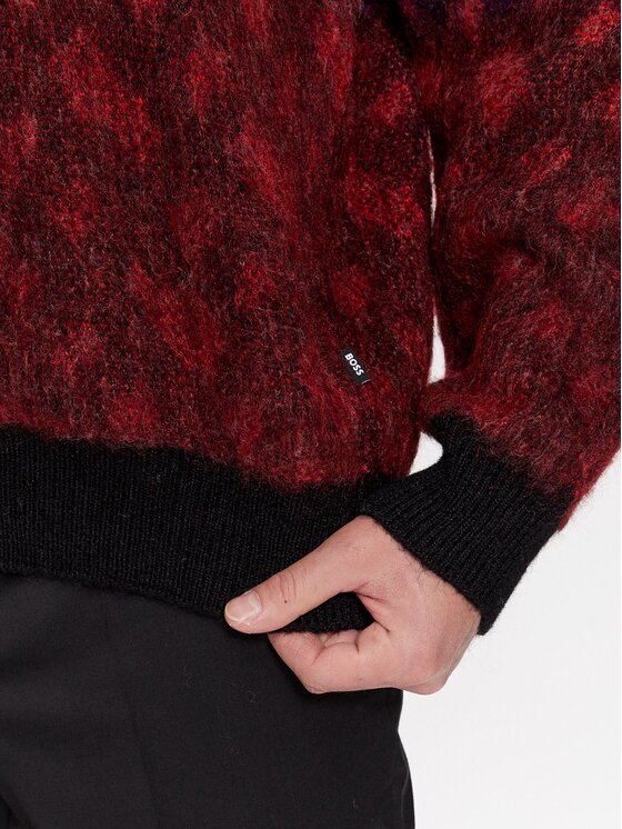 BOSS Boss Sweter Miracolo 50500679 Kolorowy Regular Fit