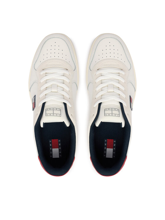 Tommy Jeans Tommy Jeans Sportcipők Tjm Retro Basket EM0EM01681 Fehér