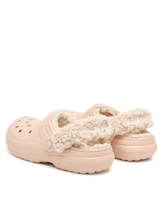 Crocs Crocs Natikače Classic Fleece Lined Clog Quartz 211396 Ružičasta