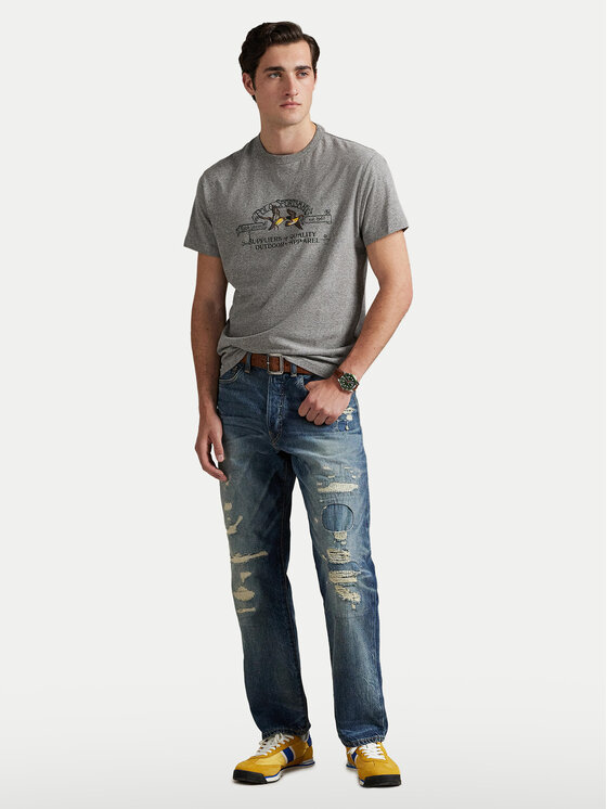 Polo Ralph Lauren Polo Ralph Lauren Тишърт 710981142002 Сив Classic Fit