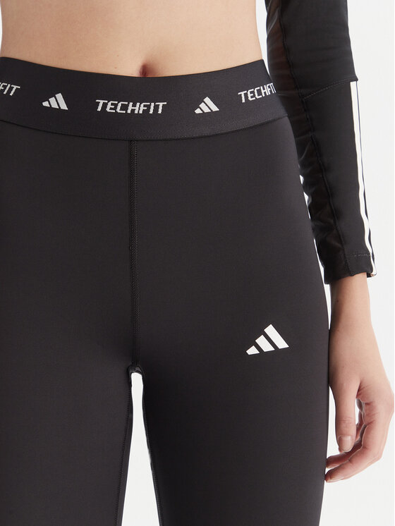 adidas adidas Colanți Techfit IT2273 Negru Slim Fit