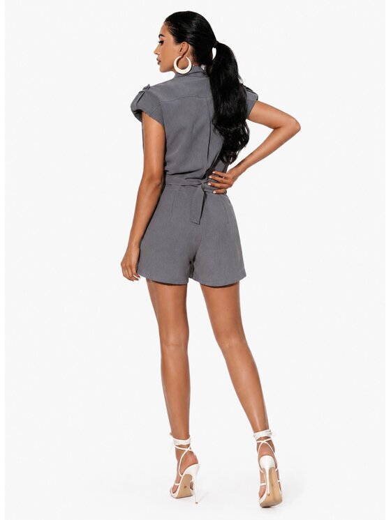 Agatha Studio Agatha Studio Kombinezon A26LS-AB-K18 Szary Slim Fit