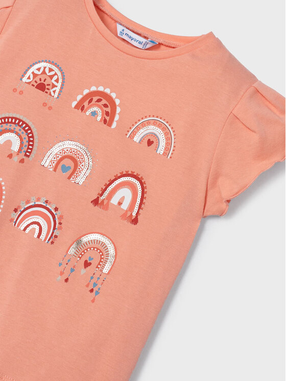 Mayoral Mayoral T-Shirt 3062 Pomarańczowy