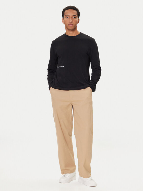 United Colors Of Benetton United Colors Of Benetton Maglietta del pigiama 30964M021 Nero Regular Fit
