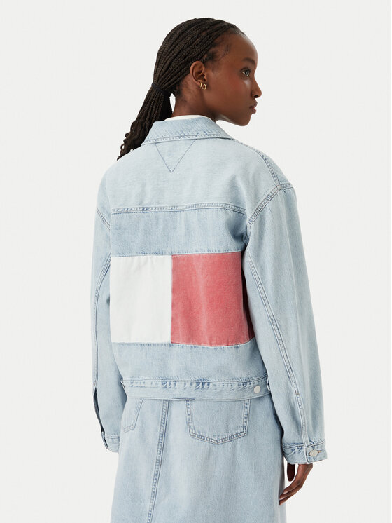 Tommy Jeans Tommy Jeans Džínsová bunda DW0DW23471 Modrá Relaxed Fit