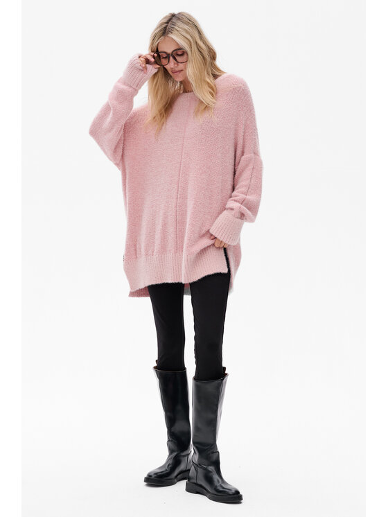 blue shadow blue shadow Tunika Amara Różowy Regular Fit