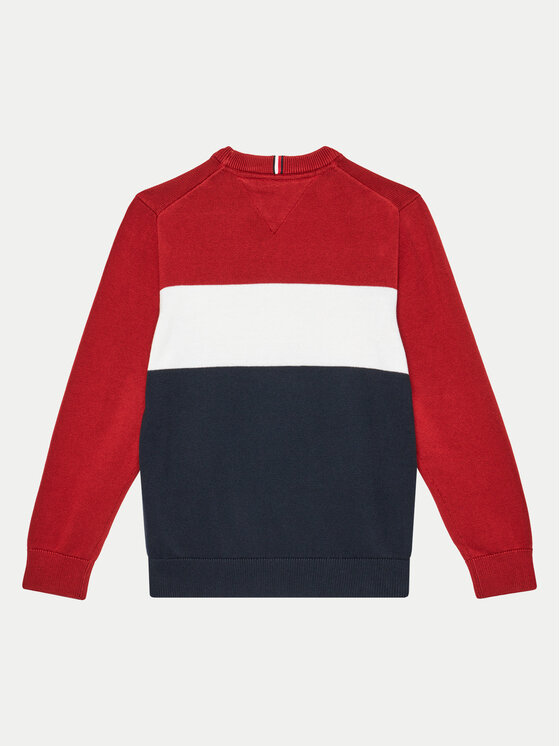 Tommy Hilfiger Tommy Hilfiger Majica dugih rukava Colorblock KB0KB09150 Šarena Regular Fit