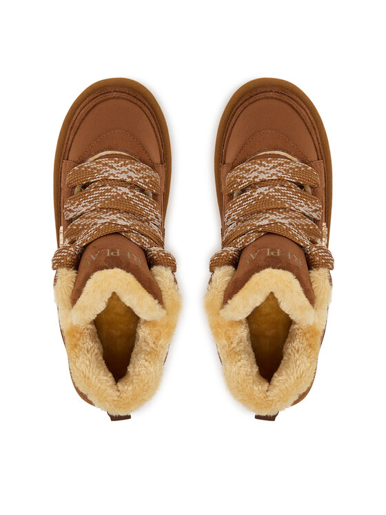 REPLAY REPLAY Sneakersy GWF6H .000.C0207T Brązowy