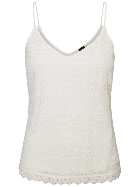 Vero Moda Curve Top 10294307 Alb Regular Fit