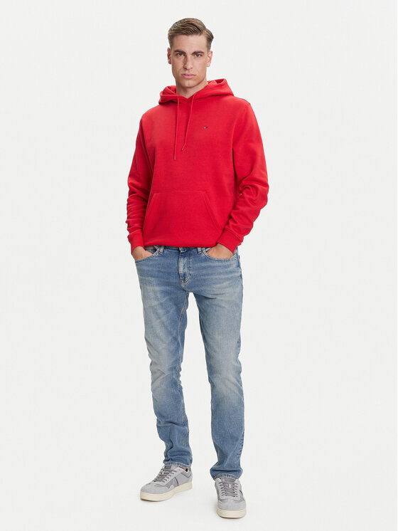 Tommy Jeans Tommy Jeans Pulóver DM0DM20742 Piros Regular Fit