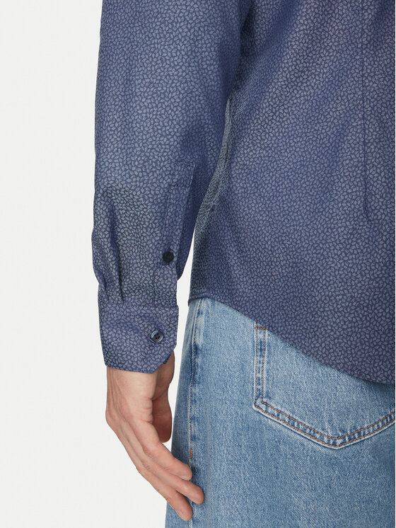 Calvin Klein Calvin Klein Koszula K10K114311 Granatowy Regular Fit
