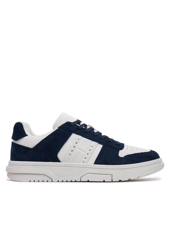 Tommy Jeans Tommy Jeans Sneakersy The Brooklyn Suede EM0EM01371 Tmavomodrá