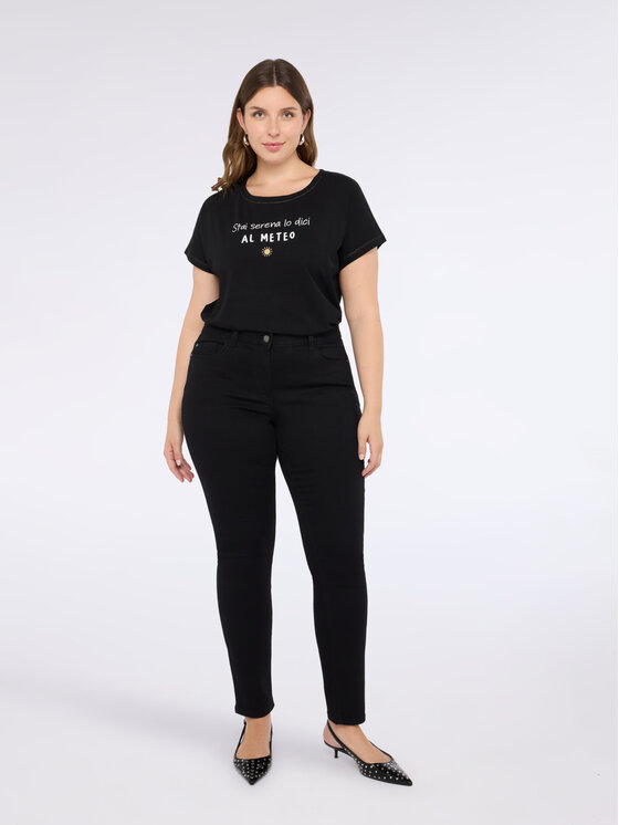Fiorella Rubino Fiorella Rubino Jeans P401T104929N033 Nero Skin Fit