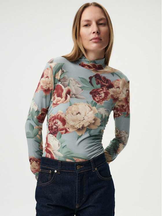 MARI PRETI MARI PRETI Golf Flower Kolorowy Regular Fit