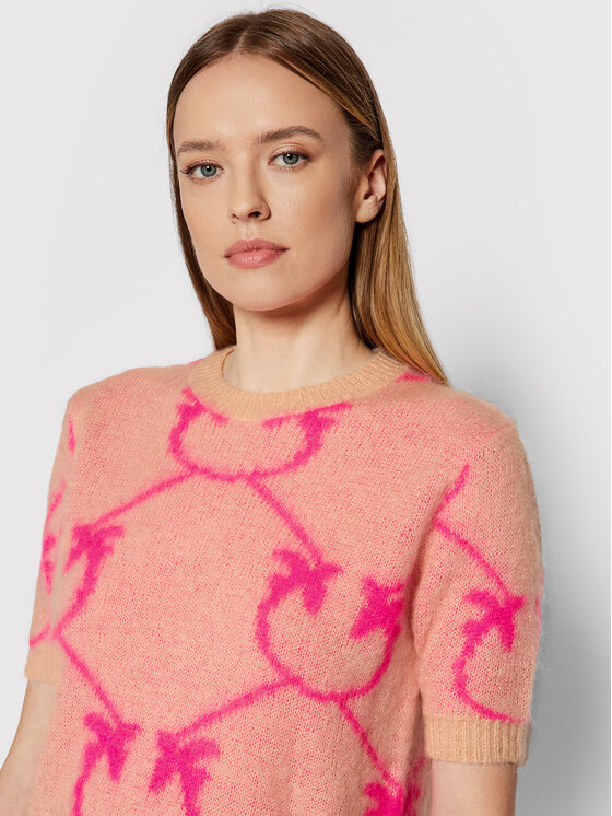 PINKO Pinko Megztinis Fushiki 1G16WS Y7G4 Rožinė Regular Fit