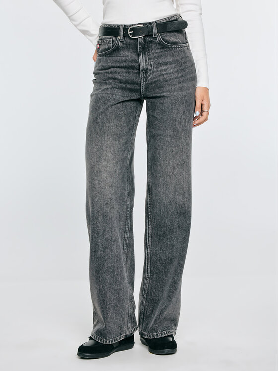 BIG STAR BIG STAR Jeansy ATREA Szary Wide Fit