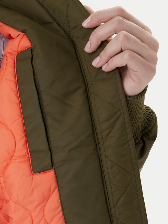 Tommy Jeans Tommy Jeans Bomber dzseki Essential DW0DW22046 Zöld Regular Fit