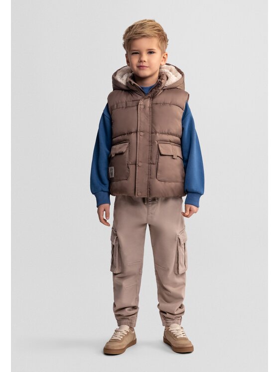 minoti minoti Spodnie cargo 27PANT48 Szary Relaxed Fit