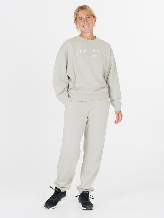 Athlecia Athlecia Felpa Asport W Crew Neck EA233346  Beige Regular Fit