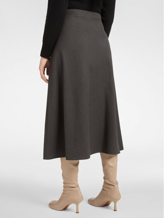 Elena Mirò Elena Mirò Gonna midi 1044P000055N023 Grigio A-Line Fit