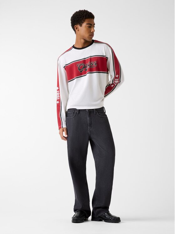 Guess Jeans Guess Jeans T-Shirt 180693 Bílá Classic Fit