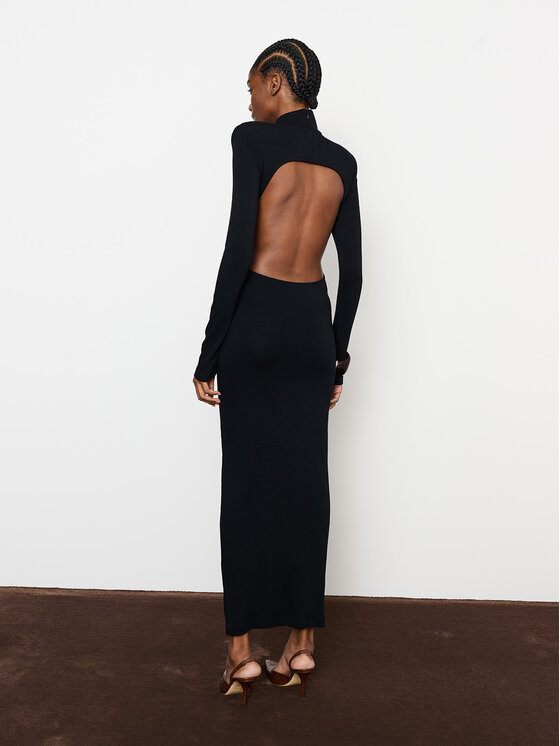 La Mania La Mania Vestito da giorno AMY Nero Classic Fit
