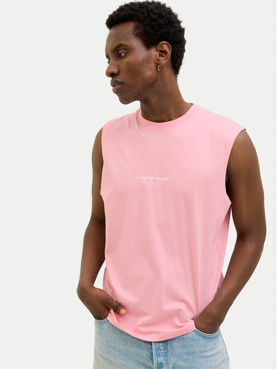 Jack&Jones Jack&Jones Tank top Vesterbro 12250430 Ροζ Oversize