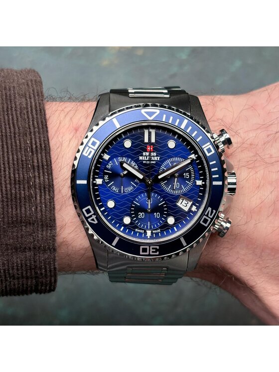 Swiss Military by Chrono Swiss Military by Chrono Hodinky SM34101.02 Stříbrná