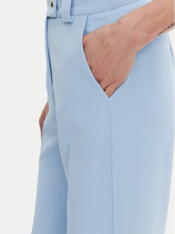 Maryley Maryley Kalhoty z materiálu 25EB537/M26/43MA Světle modrá Regular Fit