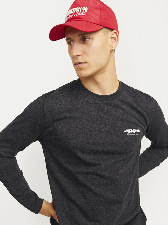 Jack&Jones Jack&Jones Longsleeve Alvis 12259735 Μαύρο Standard Fit