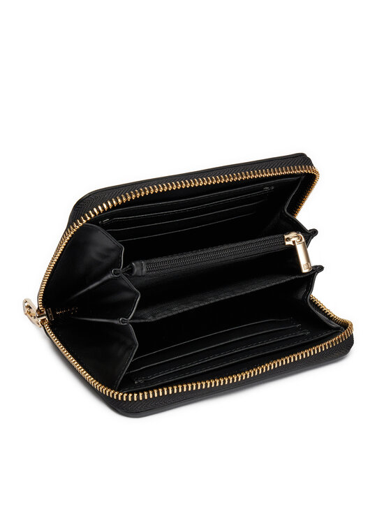 Tommy Hilfiger Tommy Hilfiger Великий жіночий гаманець Chic Med Za AW0AW16330 Чорний