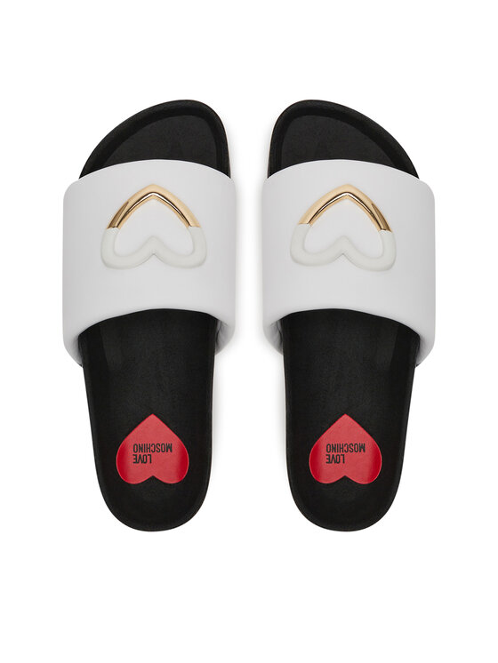 LOVE MOSCHINO LOVE MOSCHINO Klapki JA28283G1MIE0100 Biały